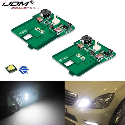 크세논 화이트 LED 주차 위치 헤드 라이트 회로 기판 램프 메르세데스 벤츠 E 클래스 세단 W212 C207 A207 W207 2010-2013