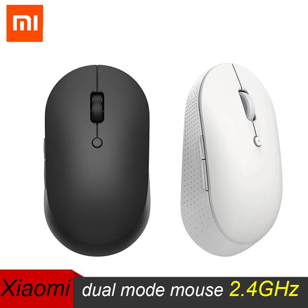 Xiaomi Wireless Dual-Mode Mouse Bluetooth USB Connection 1000DPI 2.4GHz Optical Mute Laptop Notebook Office Gaming Mouse