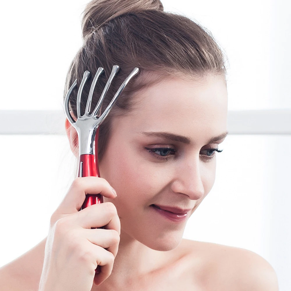 Massageador de cabeça elétrico 2021, garra de cura do pescoço, anti-estresse, alívio da dor, crescimento do cabelo, joelho do corpo, ferramenta de alívio de vibração