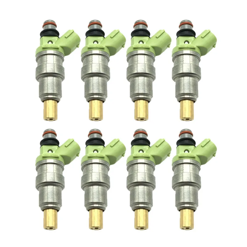 

8pcs 1001-87096 800cc Fuel injector for NISSAN Skyline GT-R 200SX MITSUBISHI Lancer EVO 1-9 MAZDA RX-7 OEM 100187096