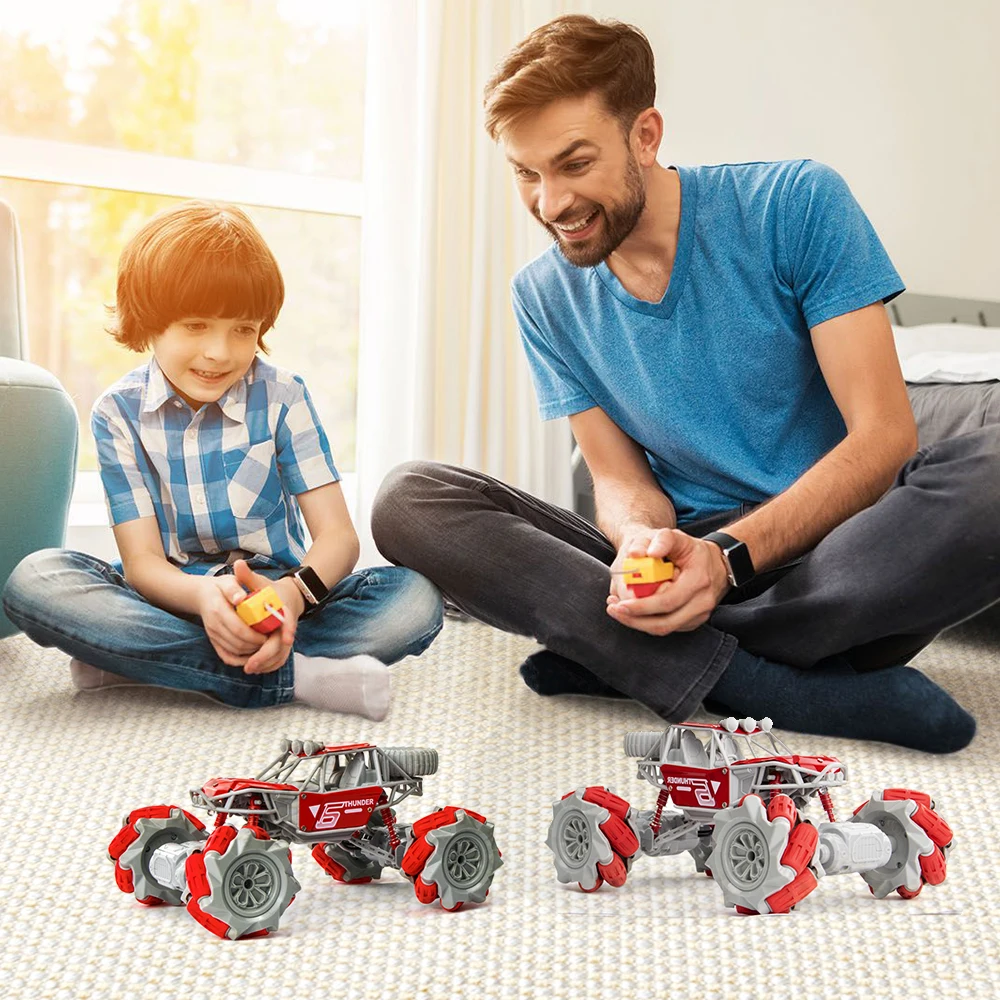 CONUSEA 1/12 RC Car 4WD Stunt Cars 2.4G sterowanie radiowe zabawki Buggy drift High speed Trucks Off-Road Trucks zabawki dla chłopców dzieci