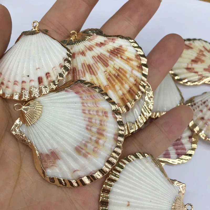 2020 New 5Pcs Natural Shell Pendant Necklace Charms Fashion Pendant For Making Jewelry Necklace Accessories Wholesale