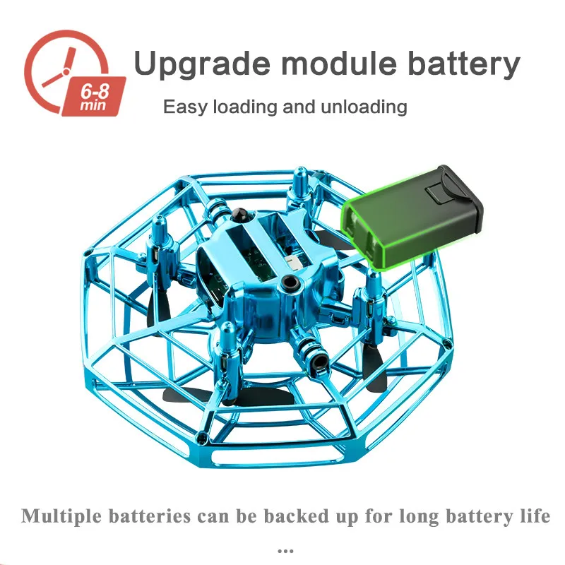 Mini Drone UFO Toys Infrared Sensing Control Hand Flying Aircraft Quadcopter Infraed RC Helicopter Kid Toy