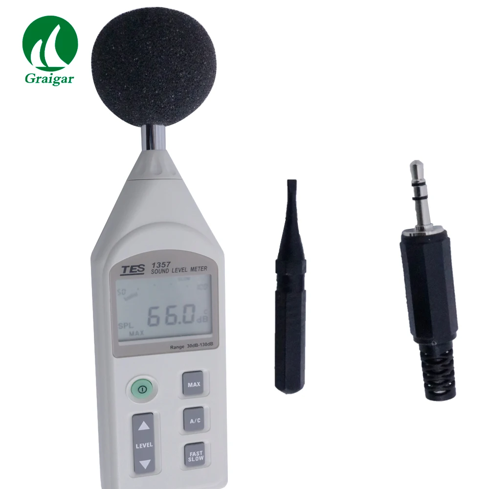 New High Accuracy TES-1357 Digital Sound Level Meter Noise Meter Level Range 30DB To 130D