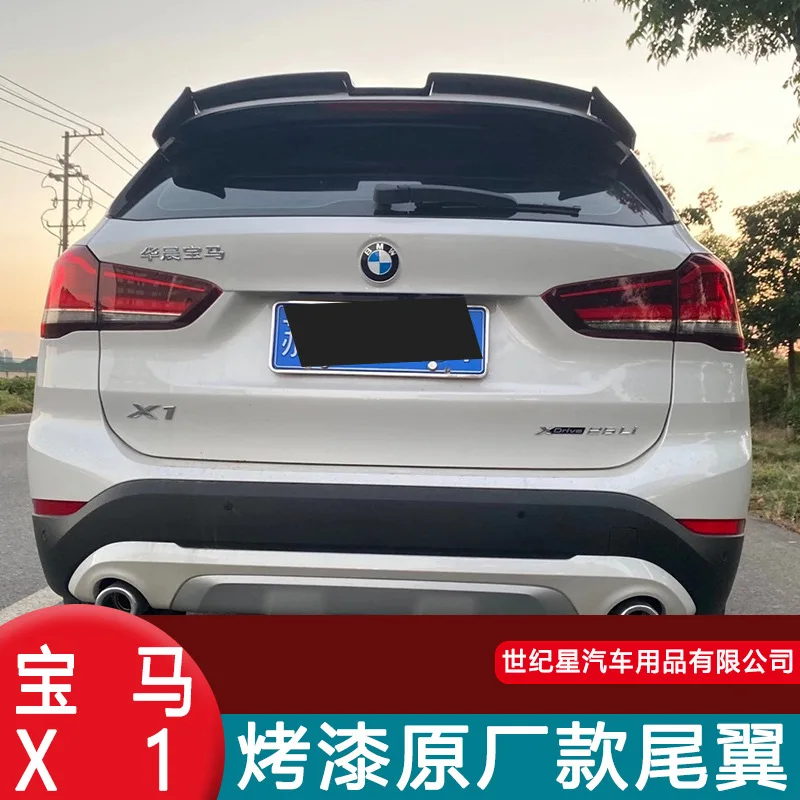 for BMWx1 2016-2021 high quality abs spoiler sports free punching 3m glue car decoration accessories