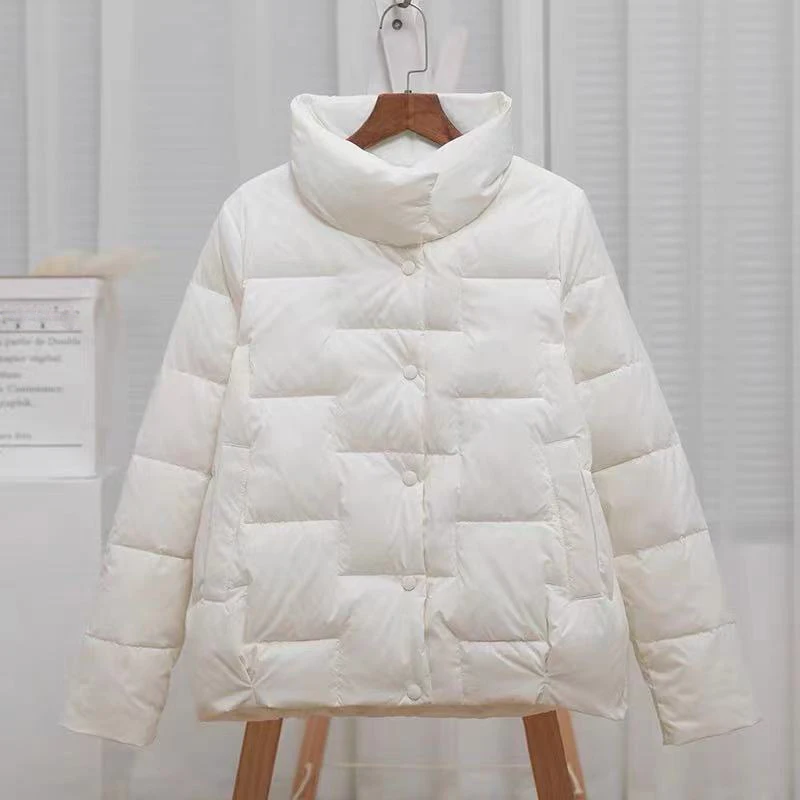 Autumn Winter Cotton Vest Women Ladies Casual Waistcoat Female Long sleeve down jacket Jacket Slim Fit Warm Puffer Coat