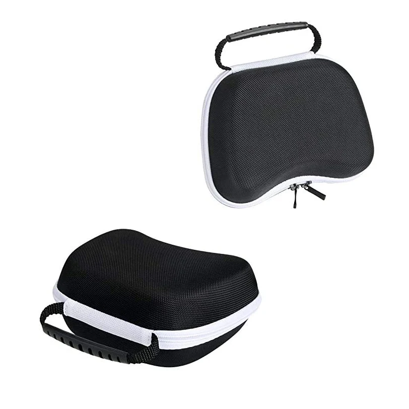 Estojo de transporte rígido de eva portátil com alça de pulso para xbox one s x/ps4/switch pro controlador saco de armazenamento à prova de choque