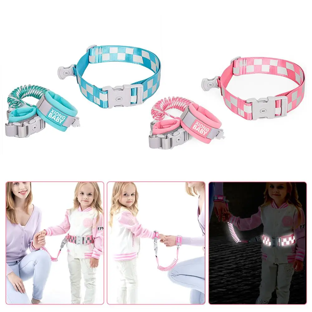 Stereo Reflective Belt Bracelet Anti-Lost Traction Rope Baby Bracelet Child Safety Prevent Lost Baby Walker Andador Para Bebe