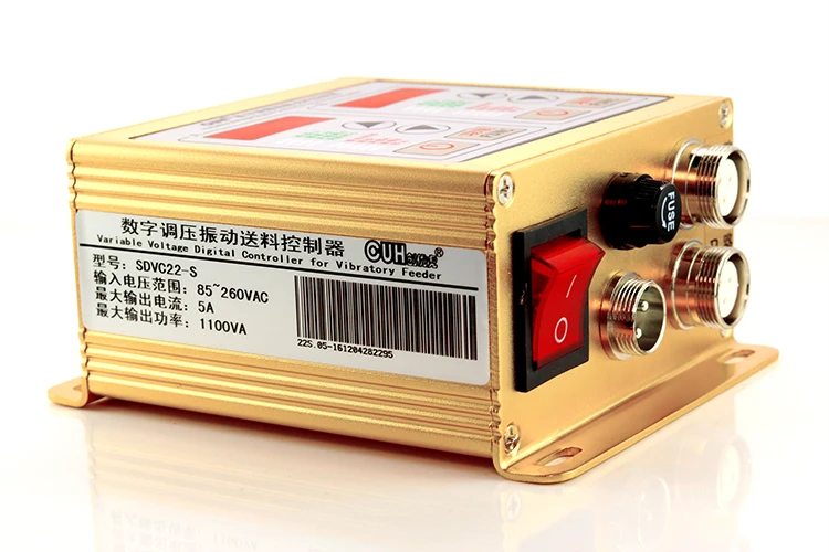 Cuh SDVC22-S Dual-Control Digitale Spanningsregeling Regulator Trillingen Feed Speed Regulator Controller 5A