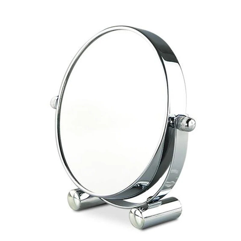 Desktop 7 Inch Makeup Mirror 2-Face ABS Mirror 5X Magnifying Cosmetic Mirror LED bluetooth music mirror