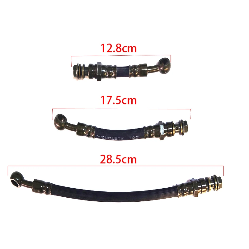 Universal Brake Hose For Suzuki Kawasaki Yamaha Honda ATV Nylon Cable Brake Brake Hose Anti-expansion Hose 12.8cm-28.5cm