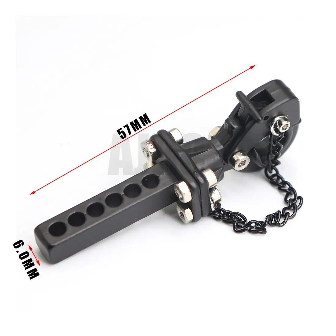 1:10 Scale Accessories Metal Tow Hook Trailer Hitch for RC Crawler Traxxas TRX4 TRX6 Axial SCX10 90046 90053 GEN8 D90 D110 RGT