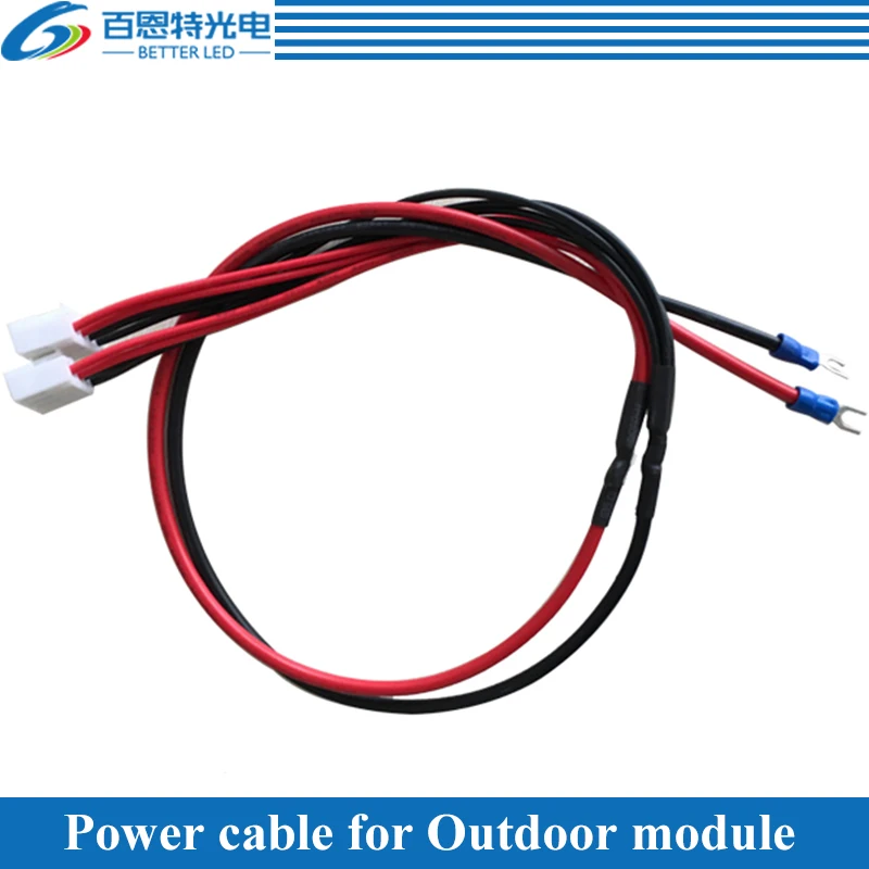 10pcs/lot Pure copper 60cm 4pin Power Supply Cable /Power Cord /Power Wire for Outdoor LED Display module Support Max 2* 5V 10A