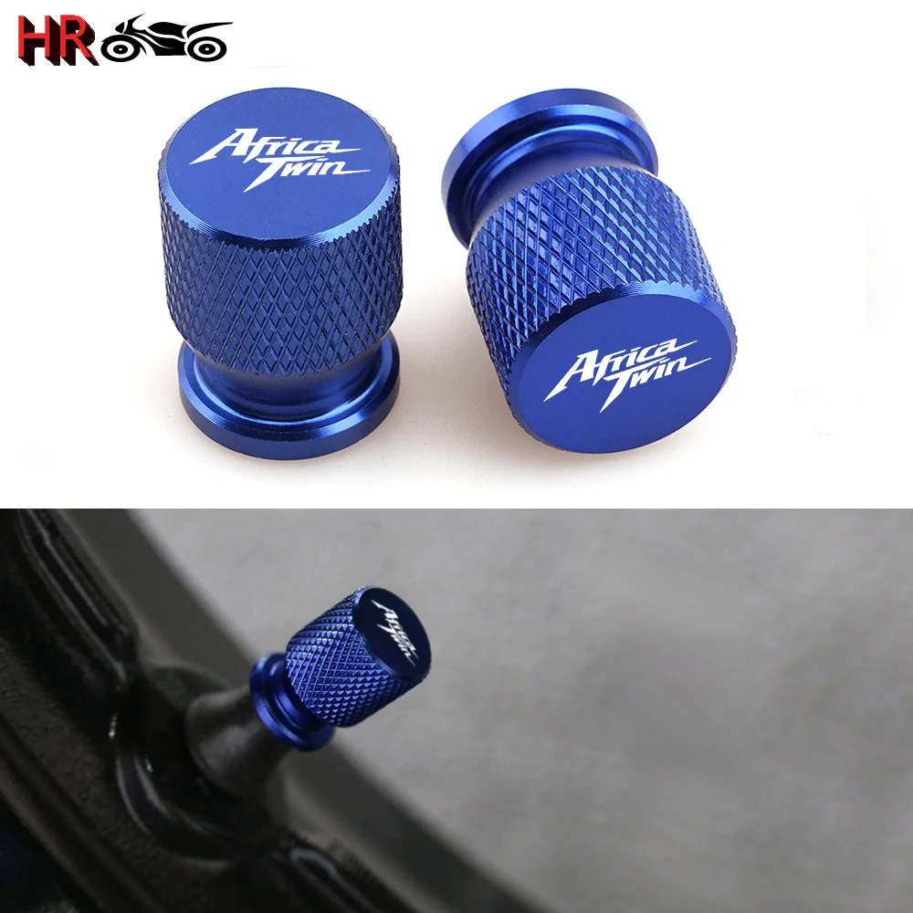 Motorcycle Tyre Valve CNC Aluminum Tire Air Port Stem Cover Cap Accessories For Honda Africa Twin CRF1100/L CRF 1000/L All Years