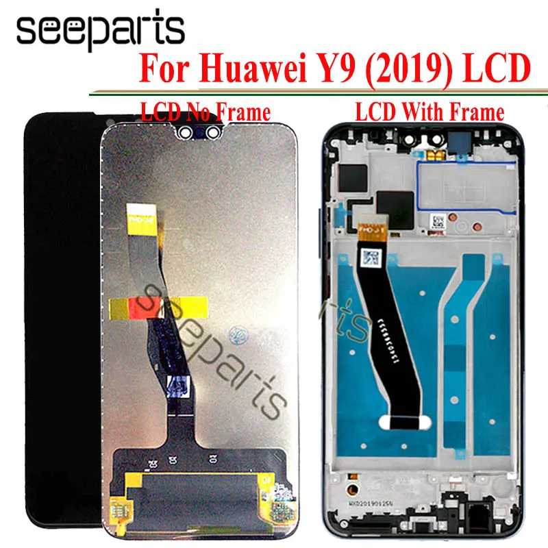 

Tested Working For Huawei Y9 2019 LCD Display Touch Screen Digitizer Y9 2019 JKM-LX1 LX2 LX3 Display Replacement Screen