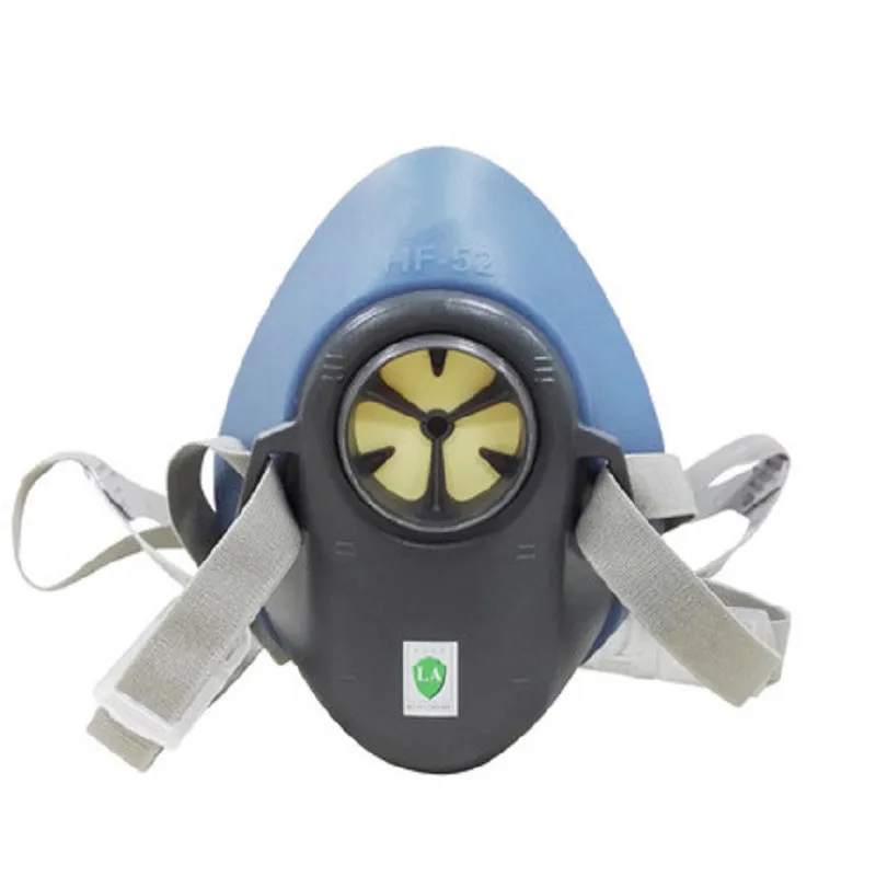 HF-52 Gas Mask Respirator Polish Woodworking New Upgrade 1701CN Particulates Filters Pollen Fumes Comfortable Dust Mask