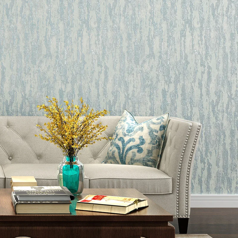 3D Nordic style plain grey wallpaper stripe non woven diatom mud wallpaper living room bedroom modern simplicity