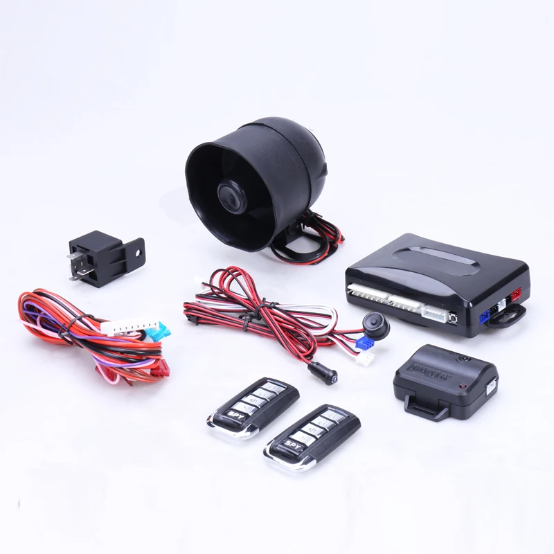 SPY One Way Car Alarm Security & Keyless Entry System With Anti-hijacking Function