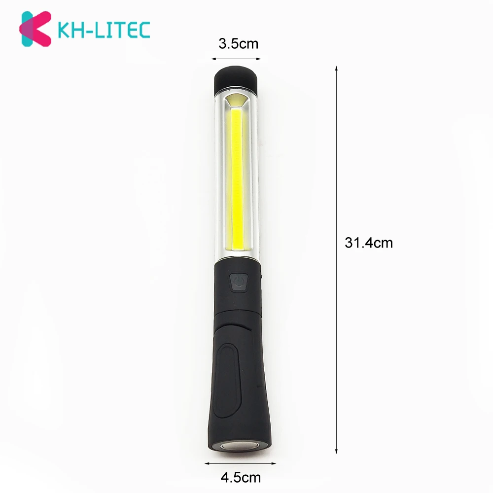 USB COB+LED Rechargeable Work Lights Handheld Movable Work Lights Magnetic Torch Flexible Inspection Lamp Cordless Worklight