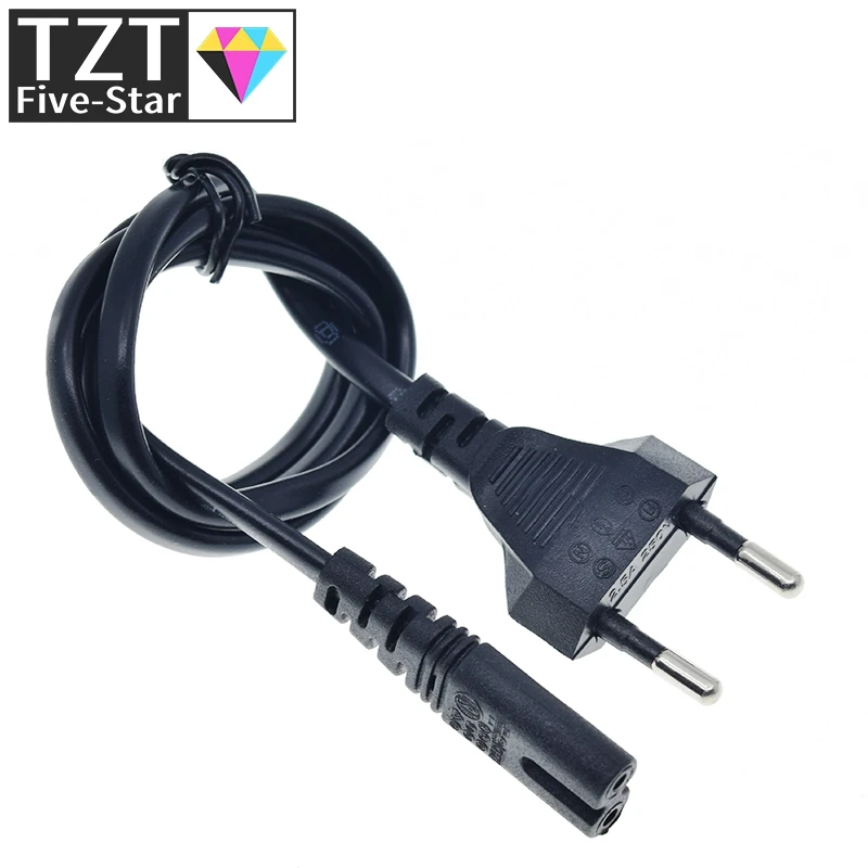 1/3 Stück Universelles 0,5m EU-Standard auf Figure 8 C7 2-Pin-Stecker AC-Stromkabel, Neu, Hohe Qualität, 250V – Detail 5