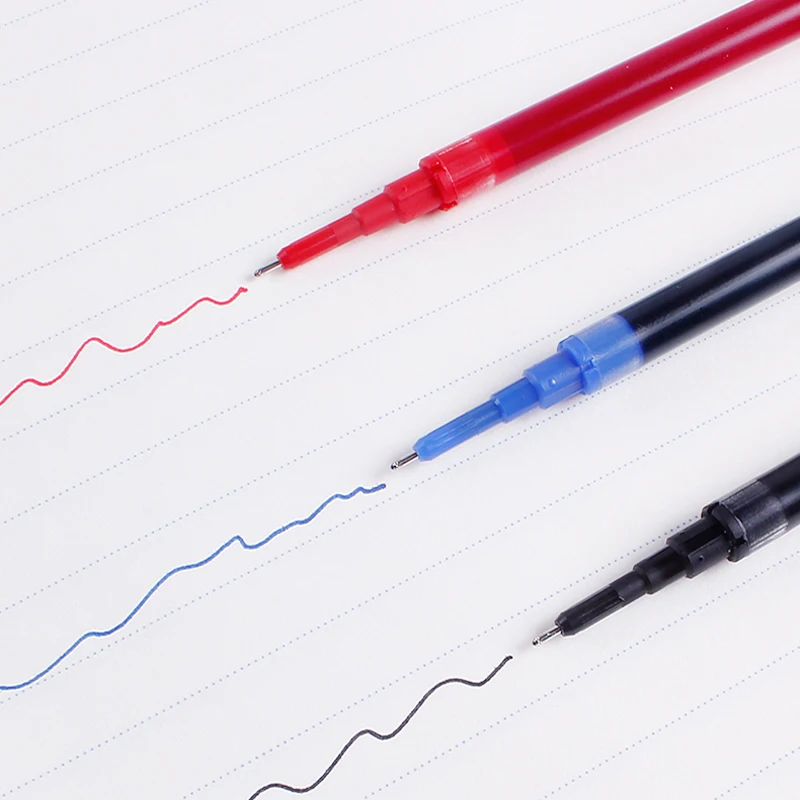 12Pcs Pilot BXS-V5RT(VR5) Gel Ink Pen Refill for Hi-Techpoint BXRT-V5/GR5 Liquid  0.5mm Rollerball  Black /Blue /Red Color