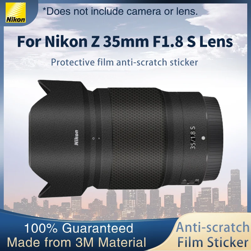 

Защитная пленка для объектива Nikon Z 35 мм F1.8 S Наклейка для объектива пленка для защиты от царапин чехол