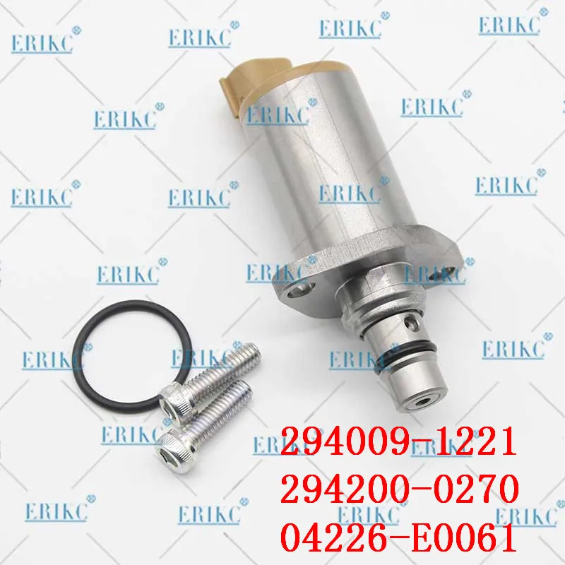 ERIKC 294009-1221 High Pressure Pump Suction Control  Valve 294200-0270 04226-E0061 Fuel Metering SCV Valve for Denso