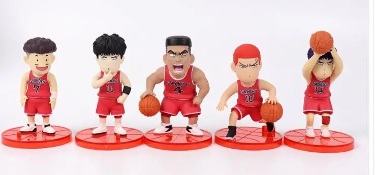 GREAT TOYS Dasin Takenori Akagi Mitsui Hisashi Miyagi Ryota Rukawa Kaede Hanamichi Sakuragi pvc figure SLAM DUNK GT model toy