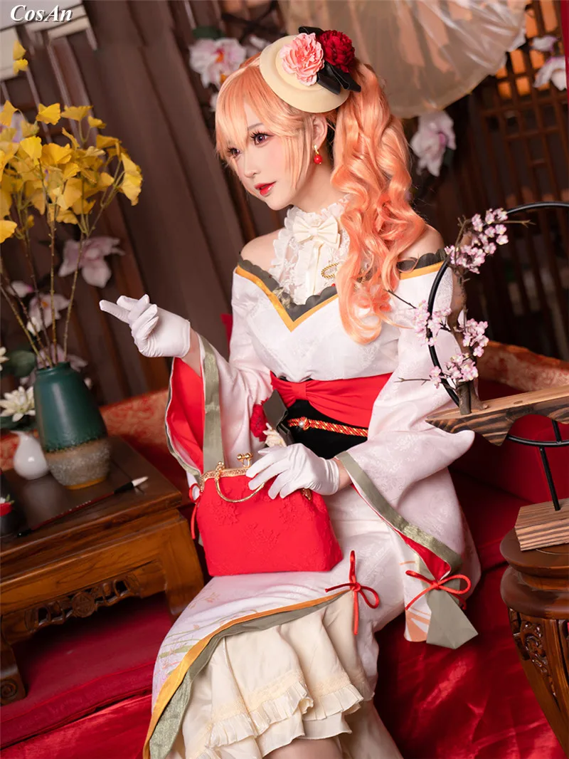 

Game Azur Lane Richelieu Cosplay Costume Fashion Gentlewomanly Kimono Female Halloween Activity Party Role Play Clothing S-XL