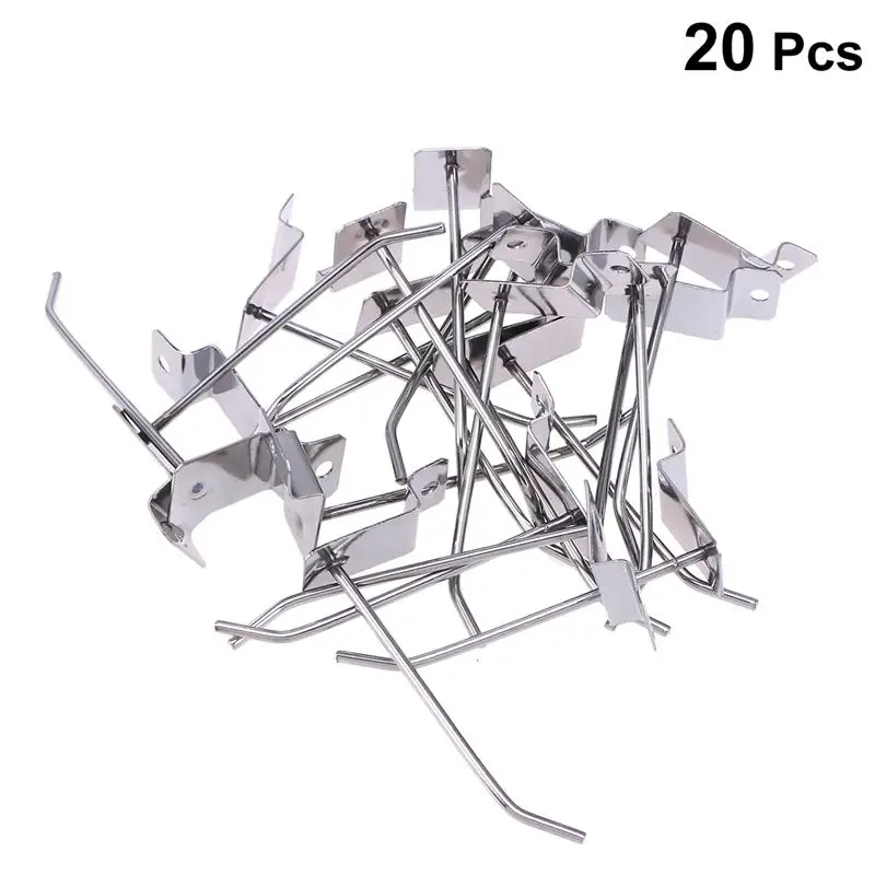 20Pcs Slatwall Hooks Retail Store Display Panel Hooks Perfectly Panel Display Items Products For Your Room Garage Retail Store