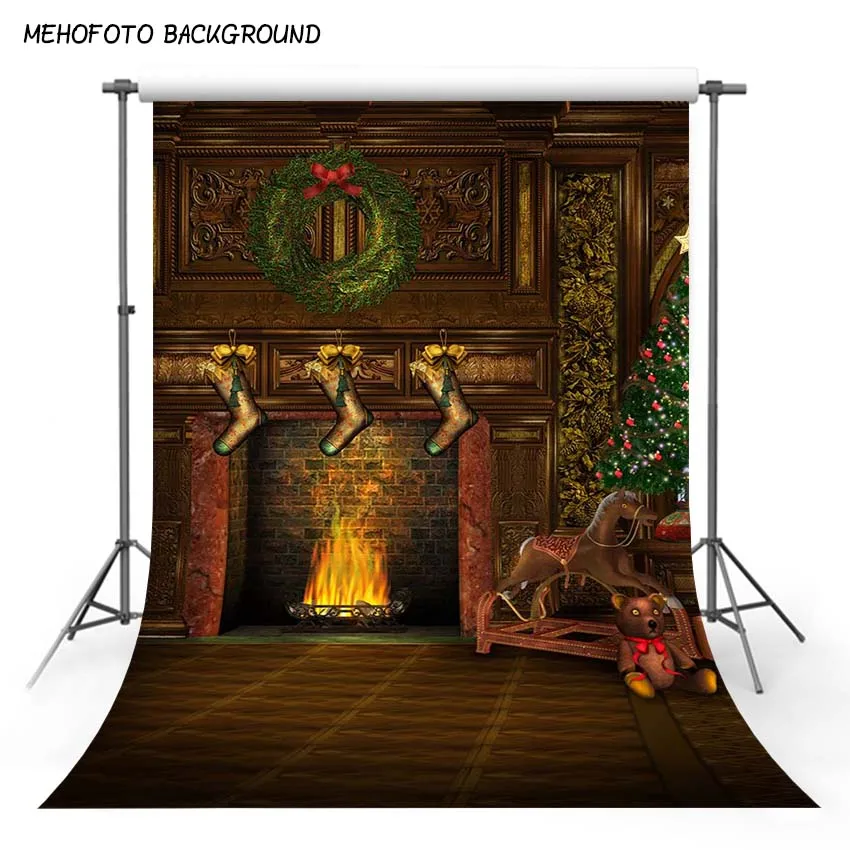 

Christmas Photography Backdrops Winter Snow Baby Newborn Photo Booth Backgrounds for Photocall Studio Photographic Vinyl Fabric