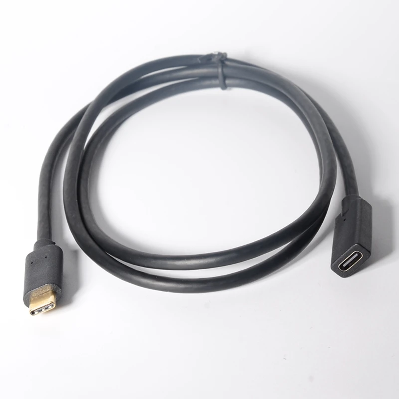 USB نوع C كابل إلى USB C كابل الذكور إلى الإناث سريع شحن شاحن كابل 30 سنتيمتر 60 سنتيمتر 1m 1.8m 1FT 2FT 3FT 6FT