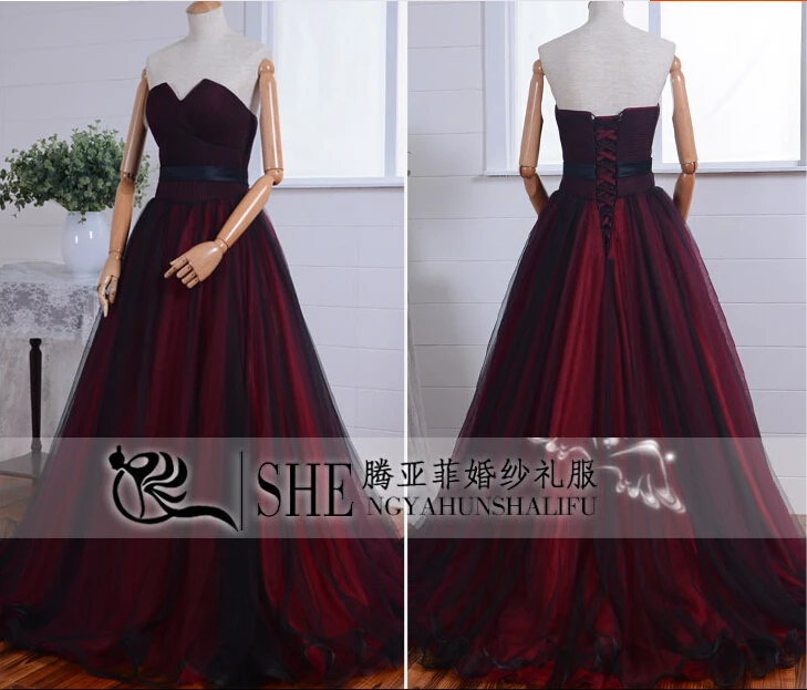 Sexy Sweetheart Panjang Prom Gaun Desain Baru Ikat Pinggang Vestido De Festa 2015 Tulle Gaun Malam Renda Louisvuigon Wanita