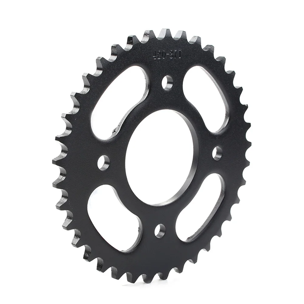 Black 420 Steel 37T Rear Sprocket For 50cc 70 110cc 125cc Dirt Pit Bike Chinese ATV Taotao