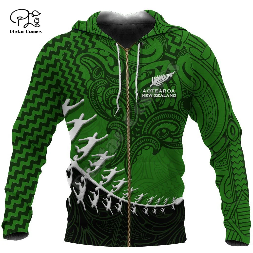 NewFashion New Zealand Flag Maori Aotearoa Tribe Haka Native Tattoo Tracksuit Pullover 3DPrint Men/Women Funny Casual Hoodies 10