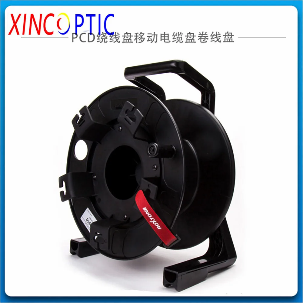 

PCD235 Portable Plastic Drum Reel Cable Cart Outdoor Retractable Tactical Spool Winding for Fiber Optic Patch Cord Roll