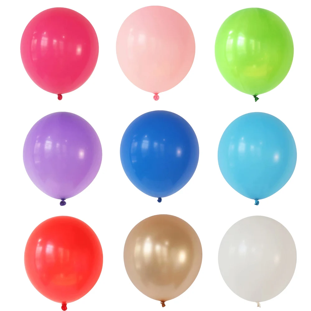 

5pcs 18inch Latex Balloons Helium Inflable Balloon Wedding Birthday Party Large Balloons Decoration Outdoor Activity Supplies