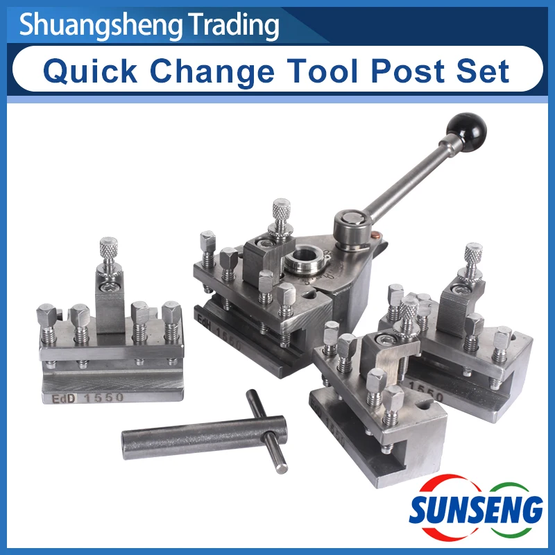 Lathe Quick Change Tool Post Set WM210V&WM180V 15x15mm tool rest for Swing over bed 120-220mm