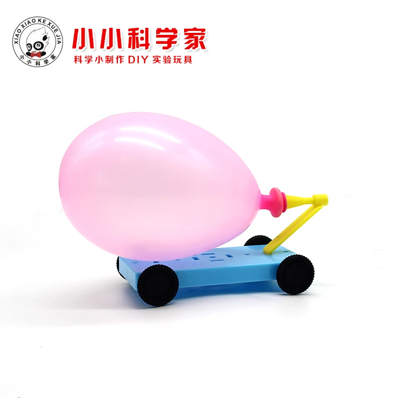 physics diy recoil car popular science teaching assembled Training ability Safe non-toxic free shipping