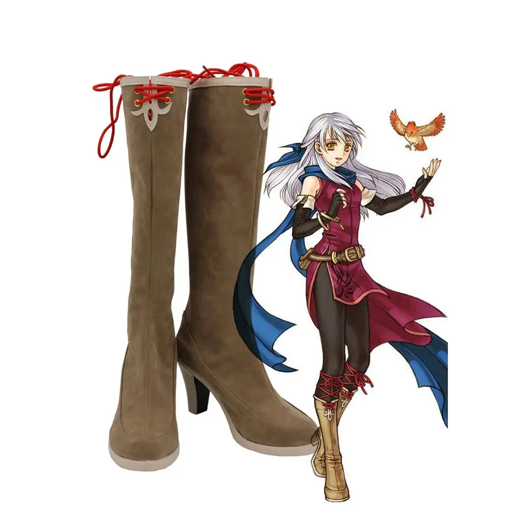 

FE Micaiah Shoes Cosplay Fire Emblem: Radiant Dawn Micaiah Cosplay Boots High Heel Shoes Custom Made