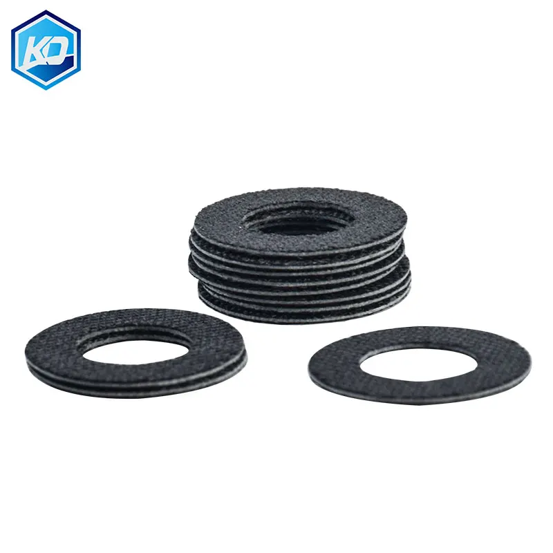 Carretes de remolque de carbono, arandela de fibra de carbono para Carretes de pesca, almohadillas de freno de anillo, 1,0mm, 10 unidades