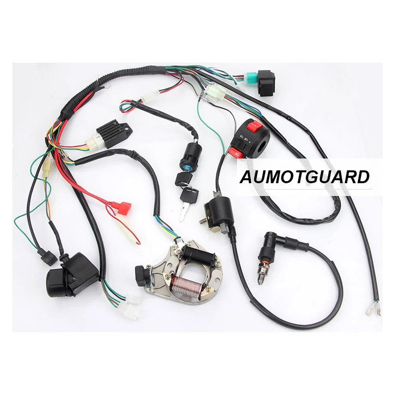 

CDI Wire Harness Stator Assembly Wiring for ATV Electric Quad 50CC 70CC 90CC 110CC 125CC