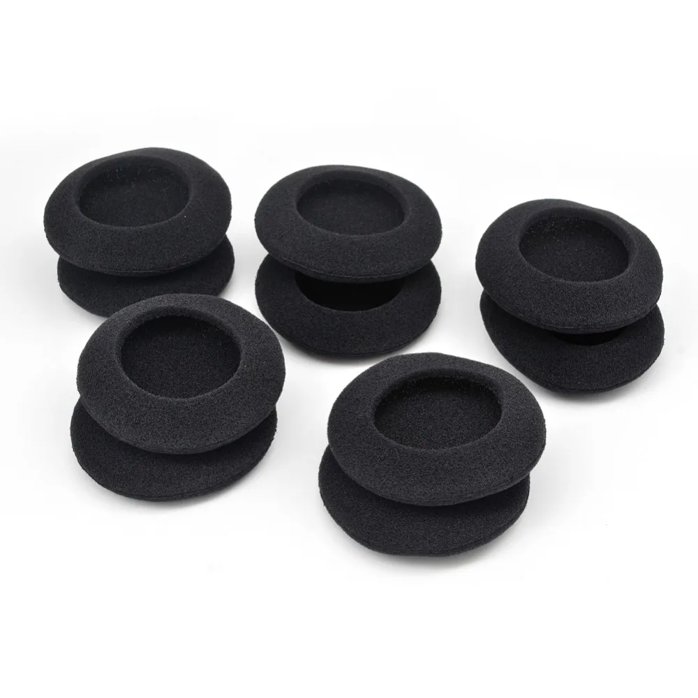 5 Pairs of Sponge Ear Pads Cover Cushion Earmuffs Replacement Pillow Cups for Philips SHC 1300 shc1300 shc-1300 Headphones