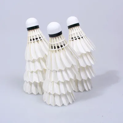 

12pcs Badminton Shuttlecock Ball class A goose Feather Flying Stability Durable Special competition badminton volantes