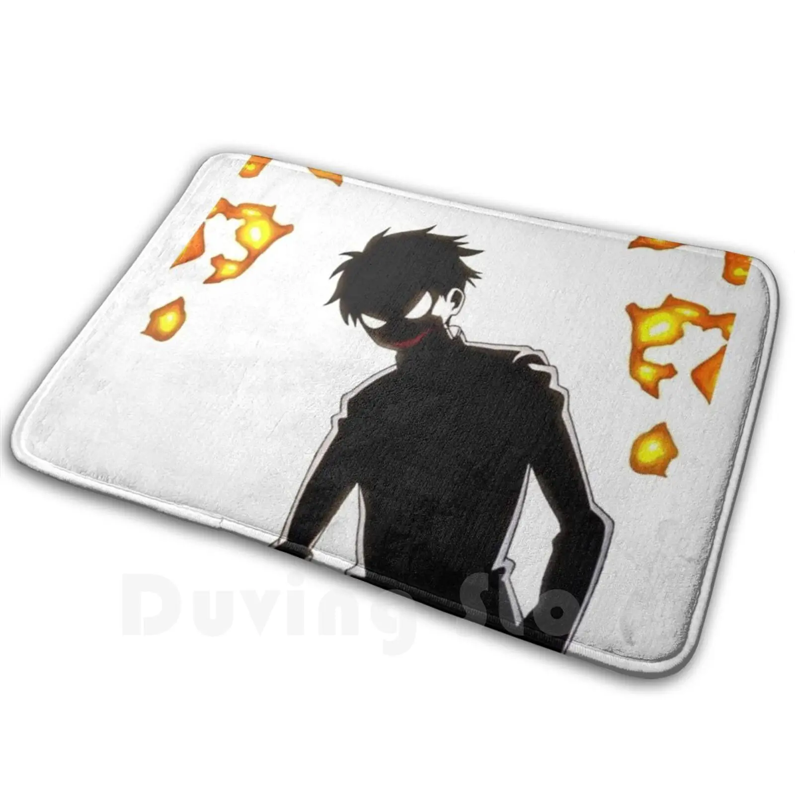 Shinra Demon Feet | Level 3 Fire Fighter Soft Non-Slip Mat Rug 2736 Carpet Cushion Enen No Shouboutai Anime