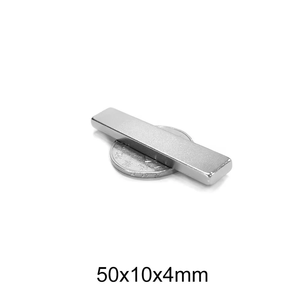 2~30PCS 50x10x4 mm Major Quadrate Search Magnet 50mm*10mm Powerful Magnets 50x10x4mm N35 Strong Block Neodymium Magnets 50*10*4