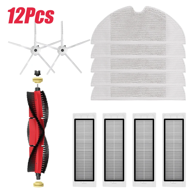 5/7/10/12 шт., запчасти для пылесосов XiaoMi/Roborock S5 Max S50 S51 S55 S6 S60 S6 Pure S5Max