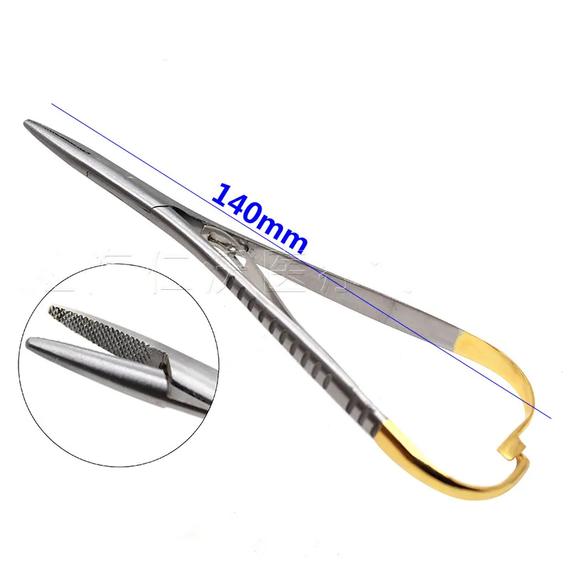 Dental Orthodontic Mathieu Needle Holder Standard 14cm Extra Fine Beak Forceps Plier Surgical Instruments Dental Laboratory Equi