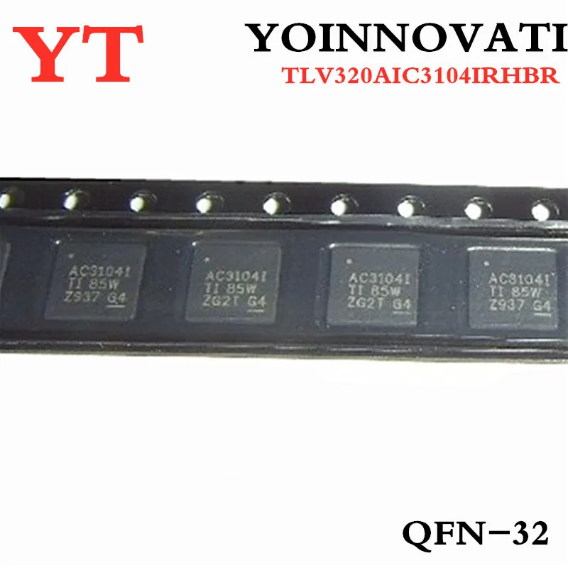 

10pcs/lot TLV320AIC3104IRHBR AC3104I TLV320 AUDIO CODEC 24BIT SER QFN32 IC Best quality.