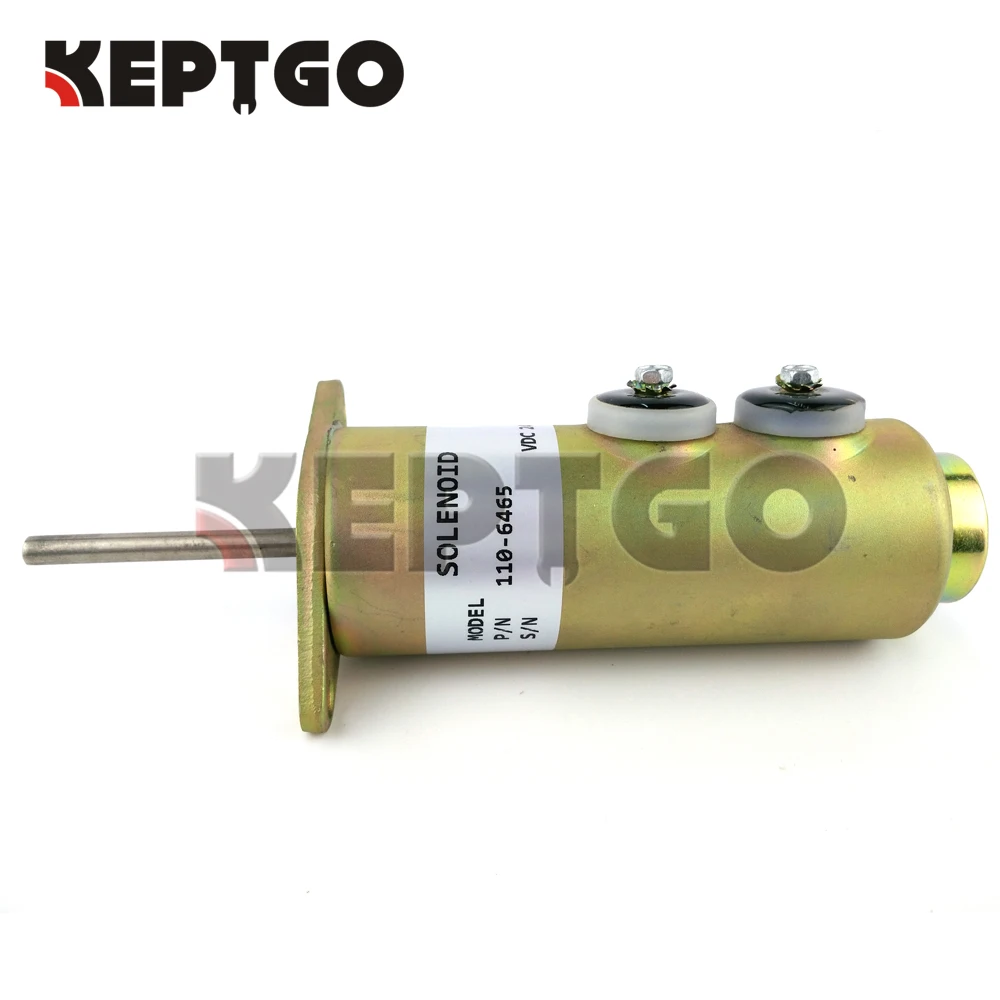 

110-6465 6T-4122 24V Fuel Stop Solenoid For Caterpillar CAT E330B CAT3306